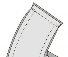 Построение стояче-отложного воротника Шалька (Шалевый воротник) Как выкроить цельнокроеный воротник шалька